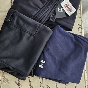 Under Armour Black and Navy Activewear Set